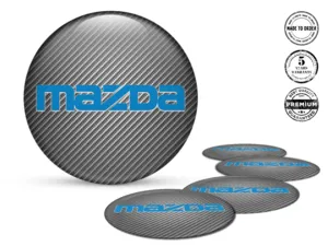 Mazda Raddekal Marke Premium-Dome-Labels